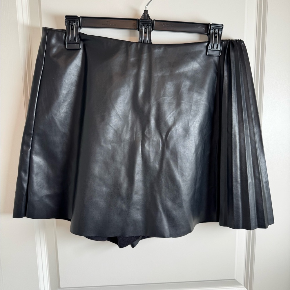 Ces Femme faux leather skort‎